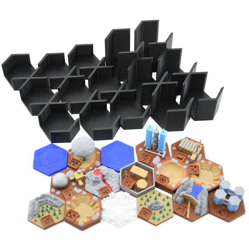 Tuiles 3D spéciales pour Terraforming Mars 1